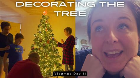 Vlogmas Day 11 Decorate The Tree Youtube