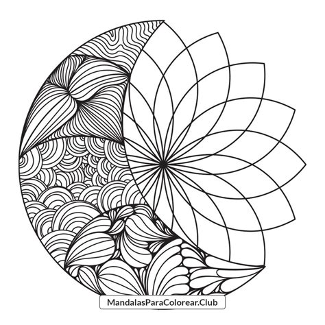 ⇨ Dibujos de Mandalas para Colorear e Imprimir en PDF Gratis | Mandalas ...