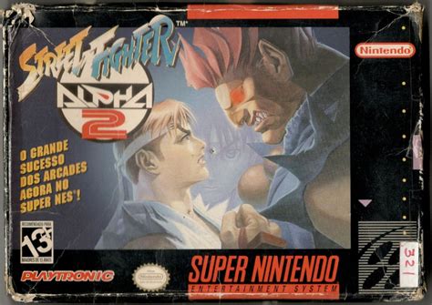 Street Fighter Alpha 2 1996 Snes Box Cover Art Mobygames