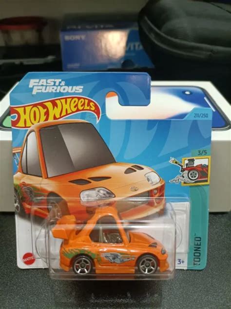 Hot Wheels Fast And Furious Toyota Supra Tooned Case L Picclick Uk