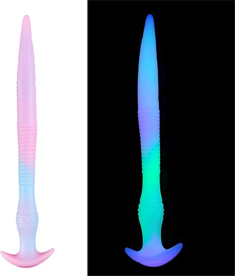 Amazon Liquid Silicone Anal Plug Large Dildo For Women Realistic Thick Monster Dildo Glow