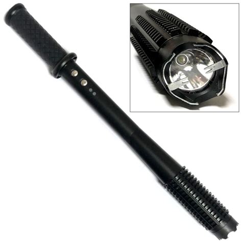 Monster Rechargeable Self Defense Flashlight Stun Gun Baton