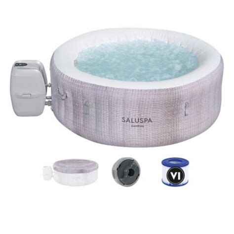 Bestway Saluspa Cancun Inflatable Hot Tub W Saluspa Pool Spa Seat Pillows Piece Kroger
