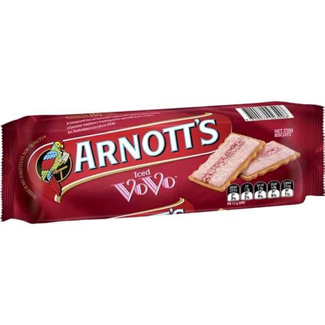 Buy Arnotts Iced Vovo 210g Online Worldwide Delivery Australian