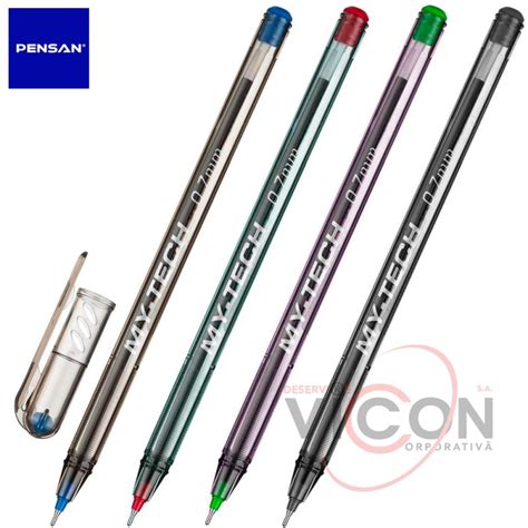 Ручка масляная PENSAN My-Tech, линия письма 0,7мм