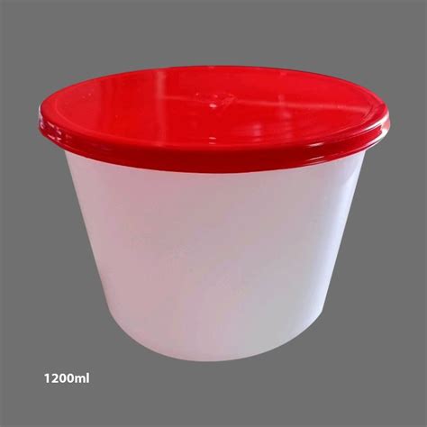 1200ml Red Reusable Plastic Food Container At Rs 7piece Plastic Food Storage Container In