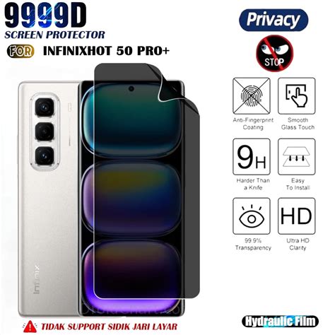 Jual Anti Gores Hydrogel Privacy Infinix Hot G I Pro Pro Plus Screen Protector