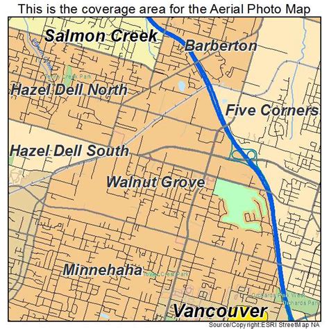 Aerial Photography Map Of Walnut Grove Wa Washington