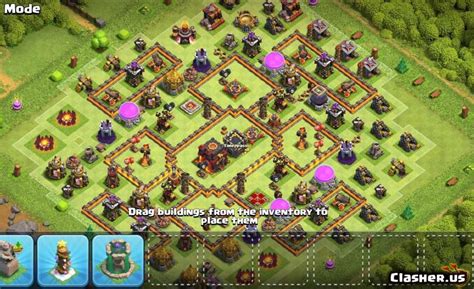 Town Hall 10 Th10 Wartrophy Base 1059 With Link 7 2021 War