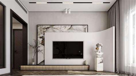 Simple Pop Design For Tv Wall In Tv Wall Design Tv Unit