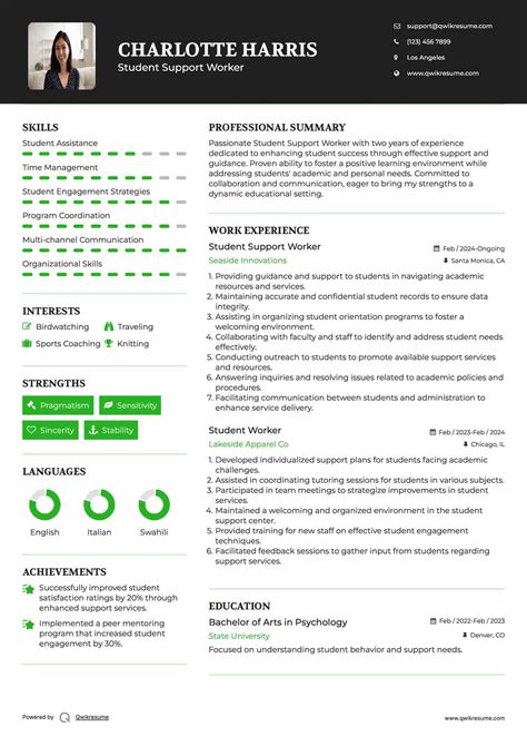 10+ Student Worker Resume Samples & Templates for 2025