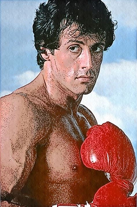 Rocky Balboa By Brenocosta Rocky Balboa Art Design Painting