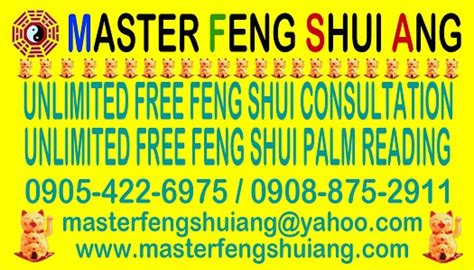 MASTER FENG SHUI ANG FREE CONSULTATION AND FREE PALM READING