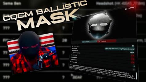 Lvndmark Bought Played With The New Ballistics Mask Youtube