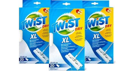 Twist Dry Ersatztücher XL - 19% Rabatt - Migros - ab 08.03.2022 ...