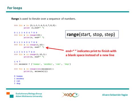 Perl Bioinfo Curso De Python Para Bi Logos Lecci N Bucles For