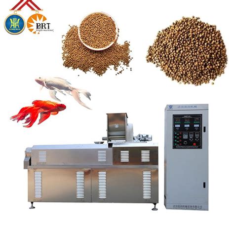 Automatic Twin Screw Aquatic Food Proacessing Line Fish Feed Pellet