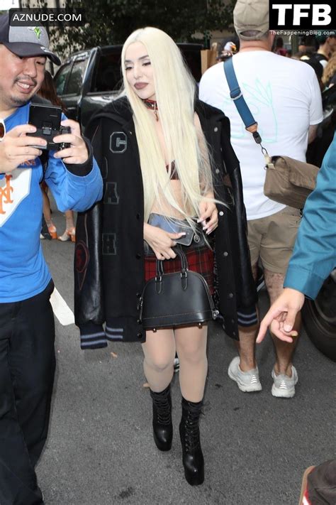 Ava Max Sexy Seen Showing Off Her Hot Tits At The Coach Fashion Show In Manhattan Aznude