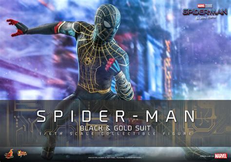 Hot Toys Spider Man Black Gold Suit