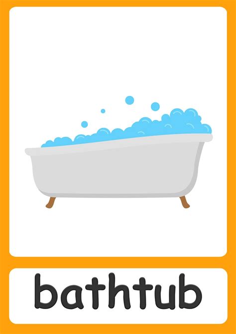 Free Bathroom Vocabulary Flashcards Artofit
