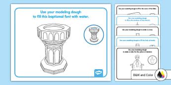 Baptism Worksheets Christian Ed Resources Twinkl Usa