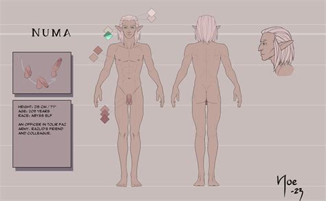 Numa S Reference Sheet Nude By Yoelain Hentai Foundry