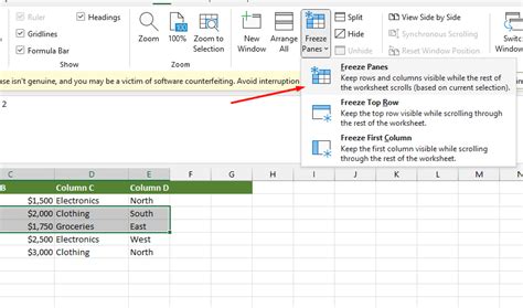 How To Freeze Two Rows In Excel User Guide With Examples Master Data Skills Ai