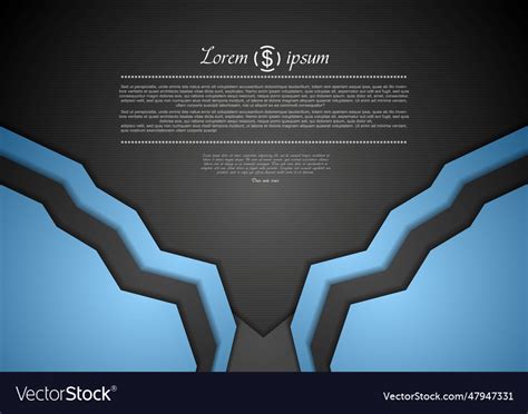 Abstract corporate blue art template design Vector Image