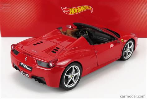 MATTEL HOT WHEELS X Scale FERRARI ITALIA SPIDER RED