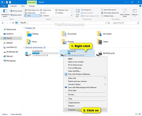 Change Drive Label Name In Windows 10 Tutorials