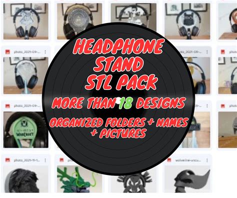 Headphone Stand Stl Fileheadphone Stl 3d Printingheadphone Etsy Australia