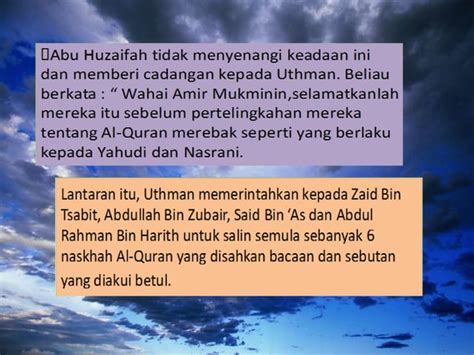 Sejarah Penulisan Dan Pembukuan Al Quran Zaman Sahabat PPT