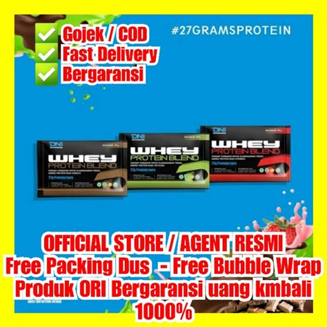 Jual DNI Whey Protein Isolate Whey Concentrate Evowhey 15 Sachet