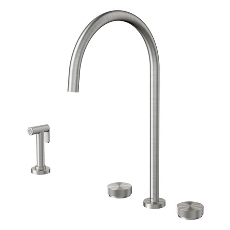 Misturador Para Cozinha De Mesa Ducha Lateral Mix Match Inox