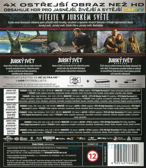 Jurský svět kolekce 1 6 4K Blu ray 12 disků Koupit DVD