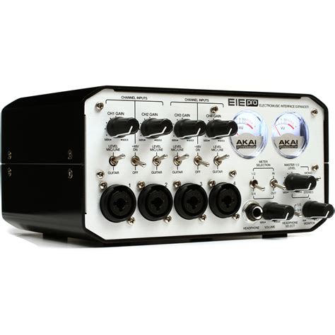 AKAI EIE Pro Audio/MIDI Interface with USB Hub, Silver at Gear4music