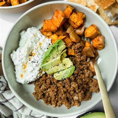 Sweet Potato Hot Honey Ground Beef Bowls Wellness Wealth Journey