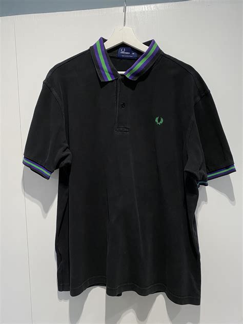 fred perry fred perry ska mod  cotton pique ss polo shirt size xxl