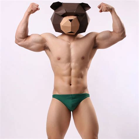 Sexy Gay Men Thong Swimwear Shorts Beach Shorts Men Swimming Trunks Swimsuit Maillot De Bain