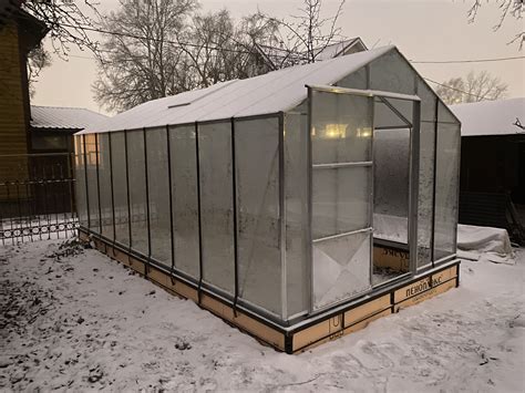 Стеклянная теплица СИЛЬВЕР - Размеры, цена, характеристики
