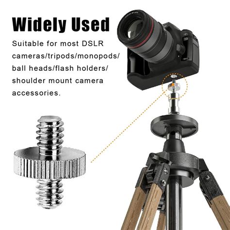 Jadkinsta Hot Shoe 1 4 Inch Male To 1 4 Inch Male Thread Adaptor RV81 Silver