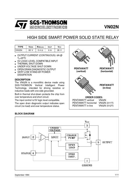 Data Sheet Pdf Diode Electronic Circuits