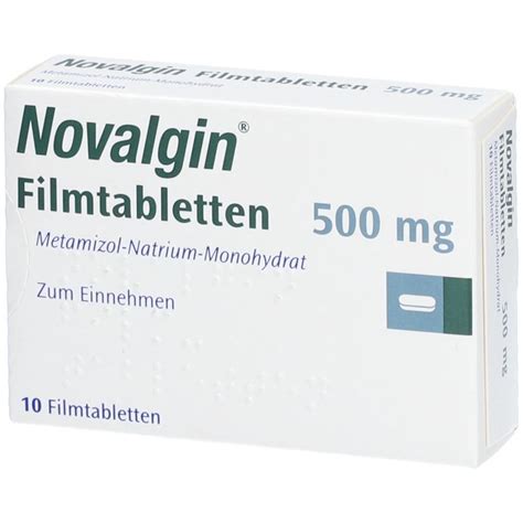 Novalgin® 500 Mg 10 St Shop