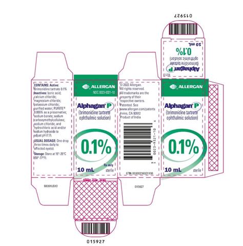 ALPHAGAN P Allergan Inc FDA Package Insert Page 2