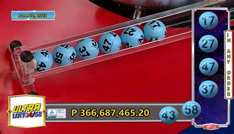 Ticket Sold In Nueva Ecija Wins P366 M Ultra Lotto 6 58 Jackpot PCSO