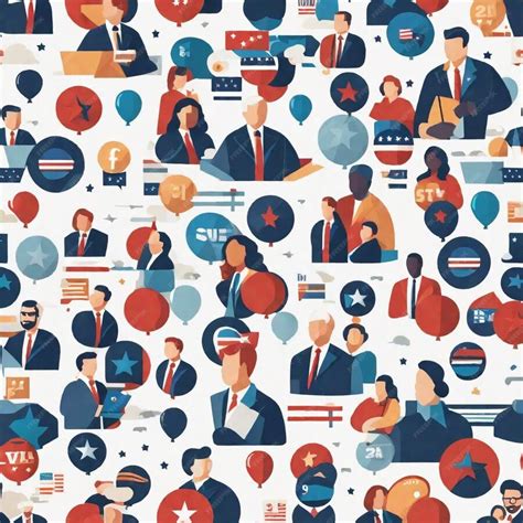 premium photo successful presidential campaign