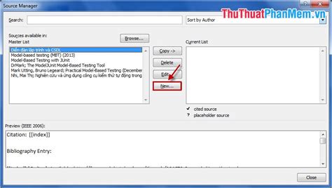 Create A Bibliography Of Reference According To Ieee Standards