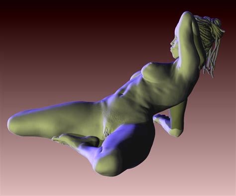 Venusine Nude Female Figurine NSFW Digital Figurine Nude D Print STL STL File Nude D