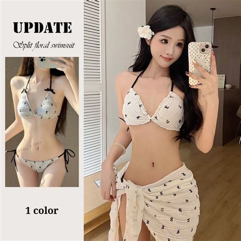 Women S Swimsuit Sexy Bow Bikini Three Piece Swimsuit Vacation Travel Fashion Girly Beach Bikini