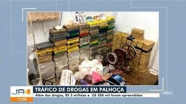 Jornal do Almoço SC Operação apreende mais de R 5 milhões e drogas